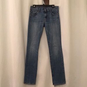 7 For all Mankind straight leg jeans